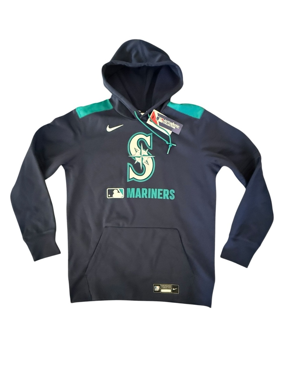 Nike Therma FIT Seattle Mariners MLB Authentic Collection Hoodie
